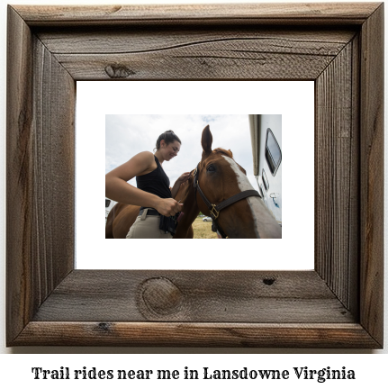 trail rides near me in Lansdowne, Virginia